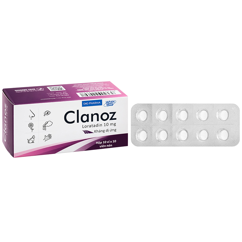 Clanoz 10mg trị các triệu chứng viêm mũi dị ứng, mày đay - 16